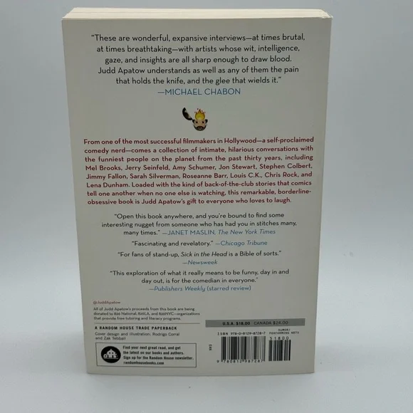 Sick in the Head by Judd Apatow - Paperback - Picture 3 of 3